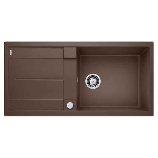 Мийка METRA XL 6 S SILGRANIT (мпс./врізна) кава BLANCO (515287)
