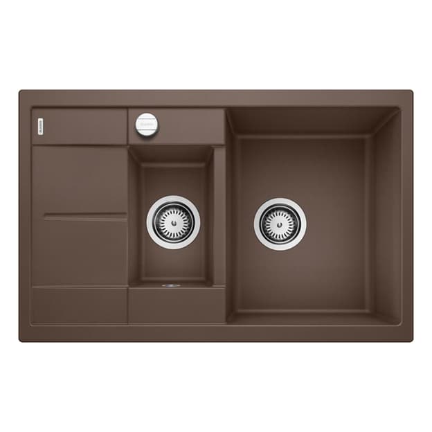 Мийка METRA 6 S Compact SILGRANIT (мпс./врізна) кава BLANCO (515044)