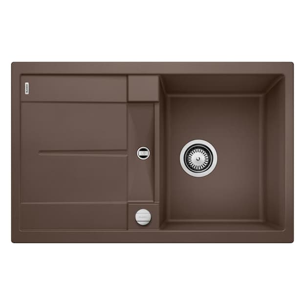 Мойка METRA 45 S SILGRANIT (мпс./врезная) кофе BLANCO (515038)