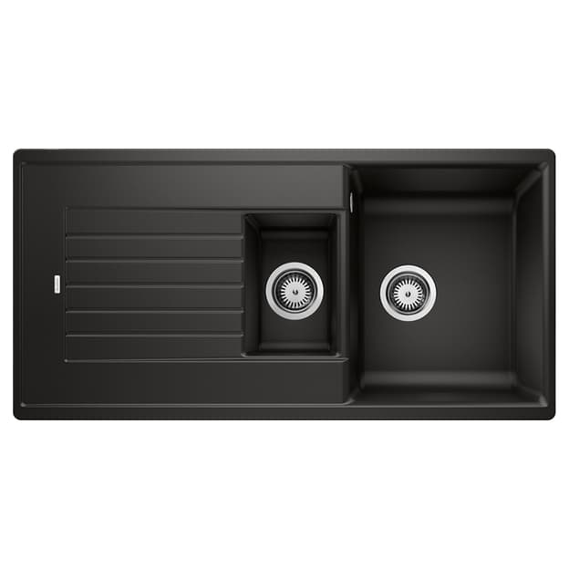 Мойка ZIA 6 S SILGRANIT (мпс./врезная) черный BLANCO (526021)