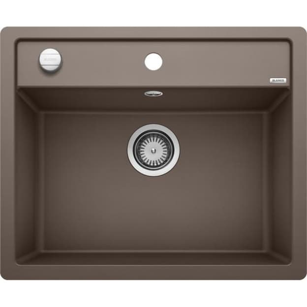 Мойка DALAGO 6-F SILGRANIT (в уровень) кофе BLANCO (515095)