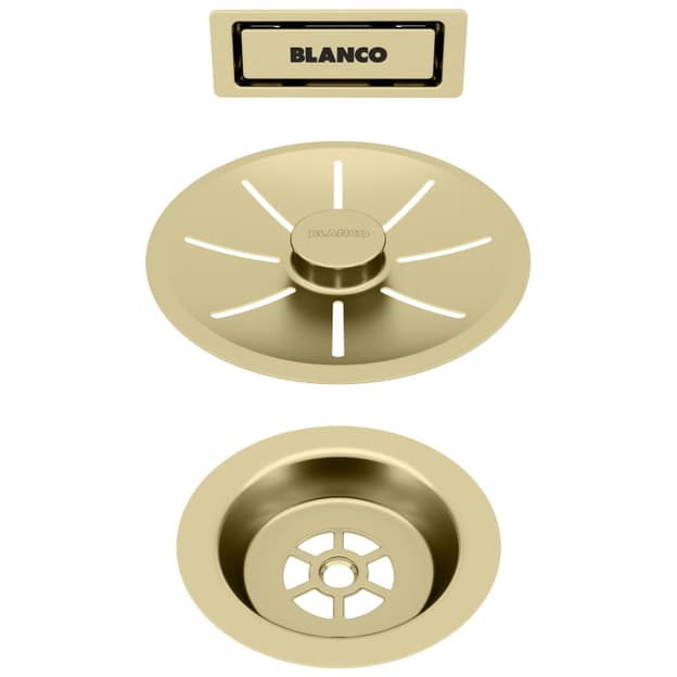 Набор декоративных элементов C-overflow и InFino в цвете satin gold (одна чаша) BLANCO (203476)