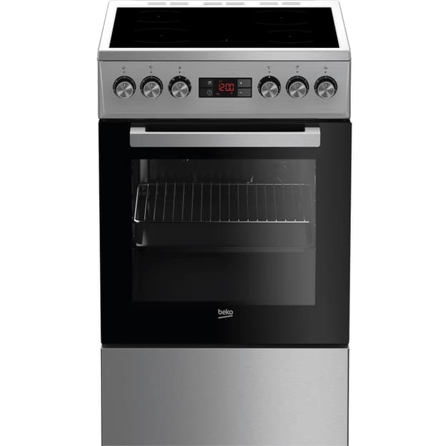 Плита електрична 50см нерж. сталь FSM57300GX Beko