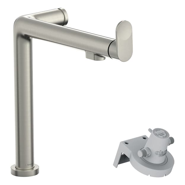 Змішувач для кухні Aqittura M91 FilterSystem 240 під сталь Hansgrohe (76804800)