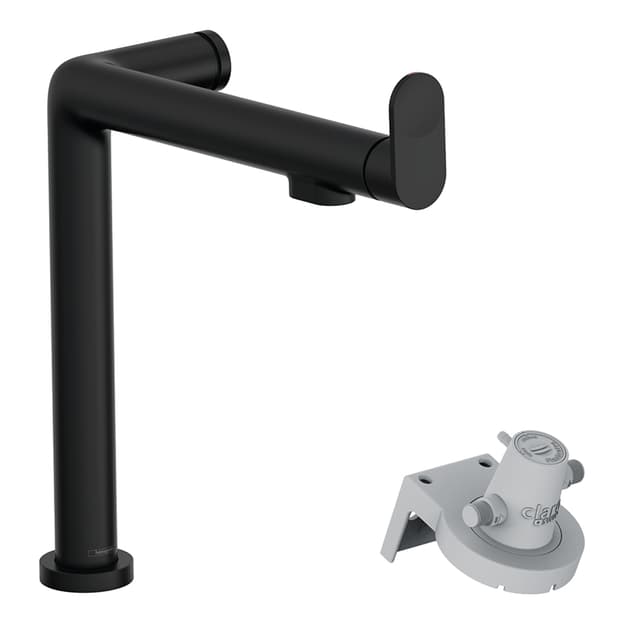 Змішувач для кухні Aqittura M91 FilterSystem 240 чорний матовий Hansgrohe (76804670) Змішувач для кухні Aqittura M91 FilterSystem 240 чорний матовий Hansgrohe (76804670)