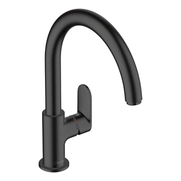 Смеситель для кухни Vernis Blend M35 KM260 черный матовый Hansgrohe (71870670) Смеситель для кухни Vernis Blend M35 KM260 черный матовый Hansgrohe (71870670)