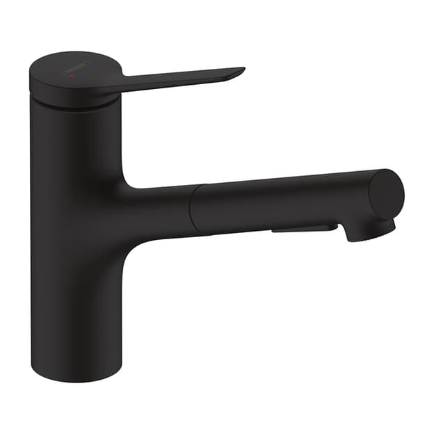 Смеситель для кухни Zesis M33 KM150 (в/ш) черный матовый Hansgrohe (74800670)