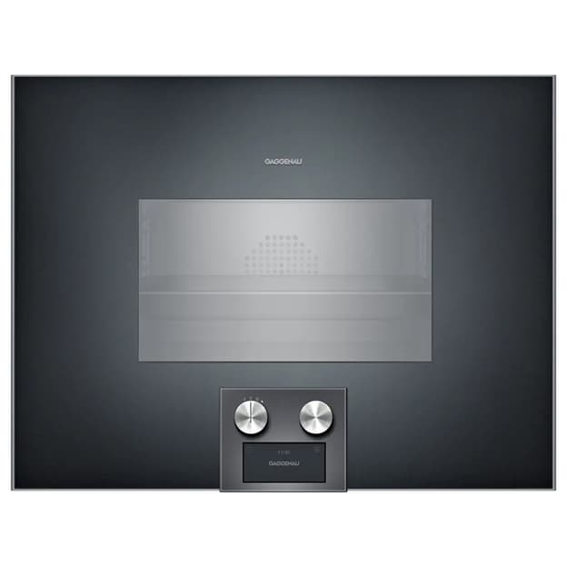 Компактный духовой шкаф-пароварка BS455101 левый антрацит GAGGENAU Компактный духовой шкаф-пароварка BS455101 левый антрацит GAGGENAU