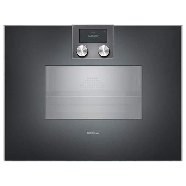 Компактный духовой шкаф-пароварка BS471102 левый антрацит GAGGENAU Компактный духовой шкаф-пароварка BS471102 левый антрацит GAGGENAU