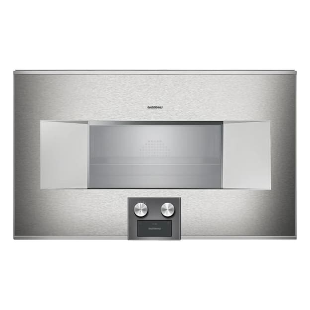 Компактна духова шафа-пароварка BS485112 ліва нержавіюча сталь за склом GAGGENAU Компактна духова шафа-пароварка BS485112 ліва нержавіюча сталь за склом GAGGENAU