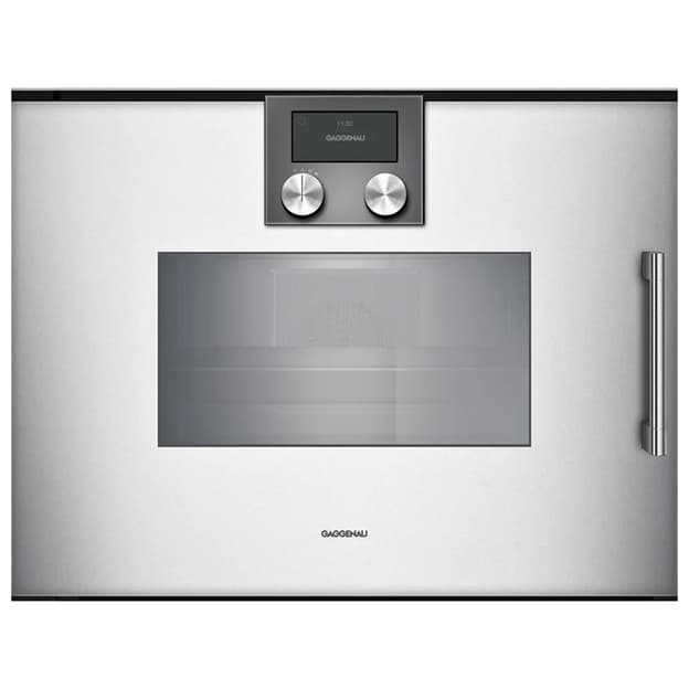 Компактный духовой шкаф-пароварка BSP251131 левый алюминий GAGGENAU Компактный духовой шкаф-пароварка BSP251131 левый алюминий GAGGENAU