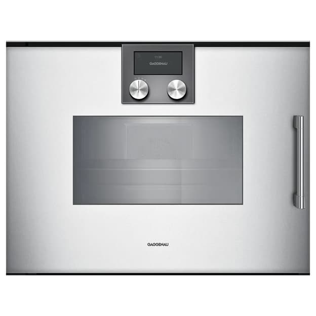 Компактна духова шафа-пароварка BSP261131 ліва алюміній GAGGENAU Компактна духова шафа-пароварка BSP261131 ліва алюміній GAGGENAU