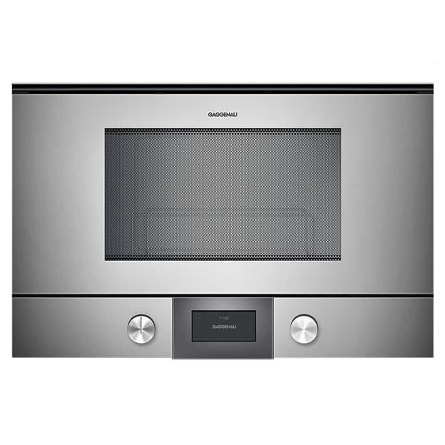 Вбудовувана мікрохвильова піч BMP224110 права нержавіюча сталь GAGGENAU