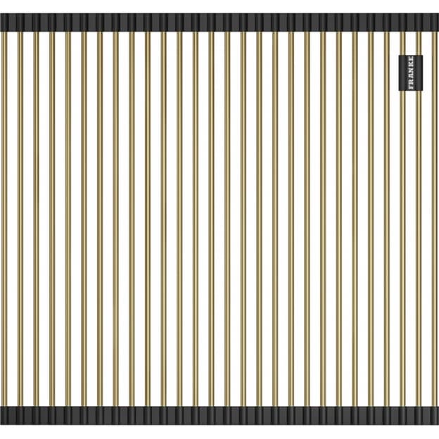 Килимок Rollmat з логотипом, нержавіюча сталь F-Inox gold (золото) 468x440 мм Franke (112.0655.343)