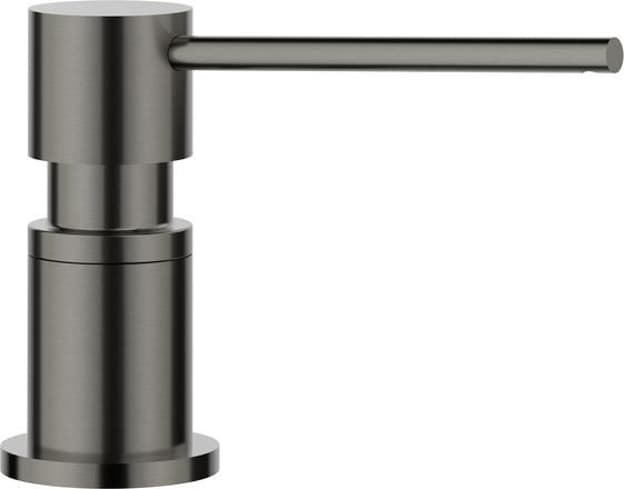 Дозатор LATO PVD satin dark steel BLANCO (527743) Дозатор LATO PVD satin dark steel BLANCO (527743)
