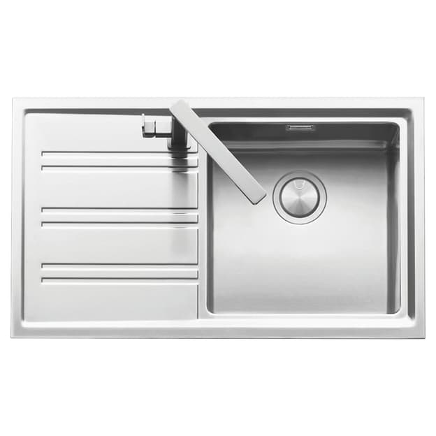 Мийка нерж. сталь EASY 86x50см 1LES91RS Barazza Мийка нерж. сталь EASY 86x50см 1LES91RS Barazza