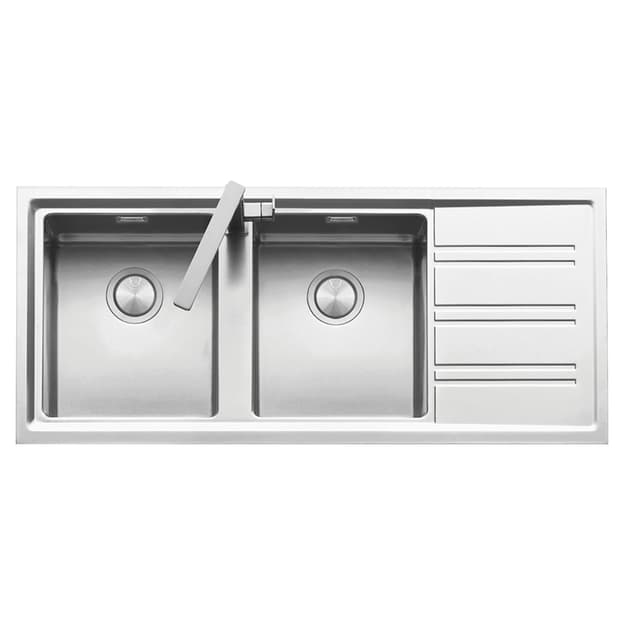 Мойка нерж. сталь EASY 116x50см 1LES12RD Barazza Мойка нерж. сталь EASY 116x50см 1LES12RD Barazza