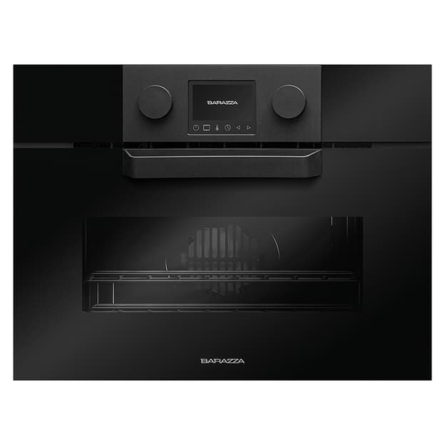 Компактный духовой шкаф ICON GLASS с СВЧ 45см 1FEVGMC черный Barazza Компактный духовой шкаф ICON GLASS с СВЧ 45см 1FEVGMC черный Barazza