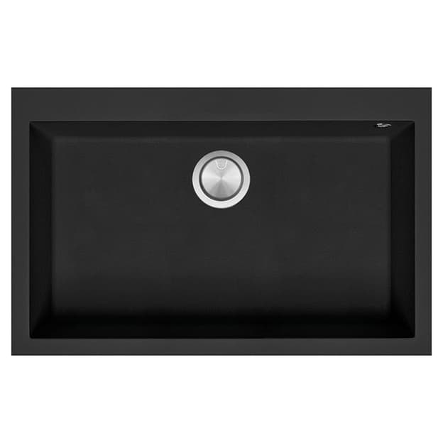 Мойка B_Granite SOUL 79.5x50.5см 1LSO81N черный Barazza Мойка B_Granite SOUL 79.5x50.5см 1LSO81N черный Barazza