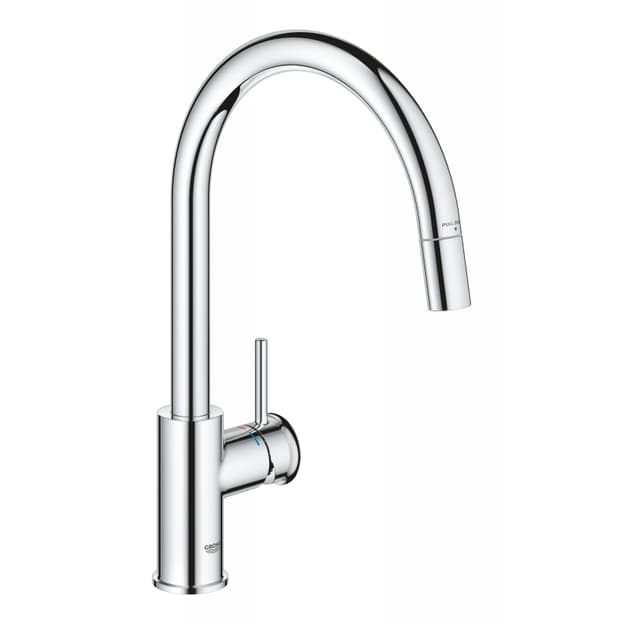 Смеситель BauClassic, хром Grohe (30573000) Смеситель BauClassic, хром Grohe (30573000)
