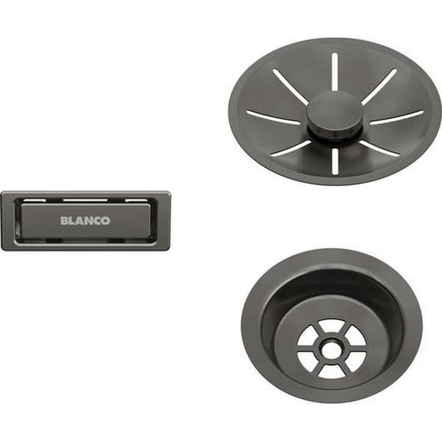 Набір декоративних елементів C-overflow satin dark steel (одна чаша) BLANCO (206900) Набір декоративних елементів C-overflow satin dark steel (одна чаша) BLANCO (206900)