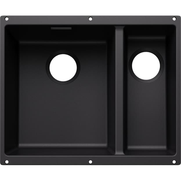 Мийка SUBLINE 340/160-U SILGRANIT (мпс) чорний BLANCO (527818) Мийка SUBLINE 340/160-U SILGRANIT (мпс) чорний BLANCO (527818)