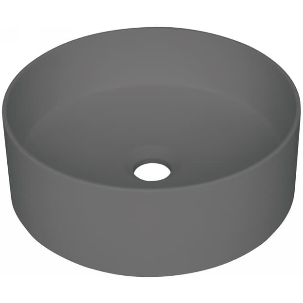 Раковина Silia, граніт, кругла, без крила, 360х105мм, антрацит Deante (CQS_TU4S) Раковина Silia, граніт, кругла, без крила, 360х105мм, антрацит Deante (CQS_TU4S)