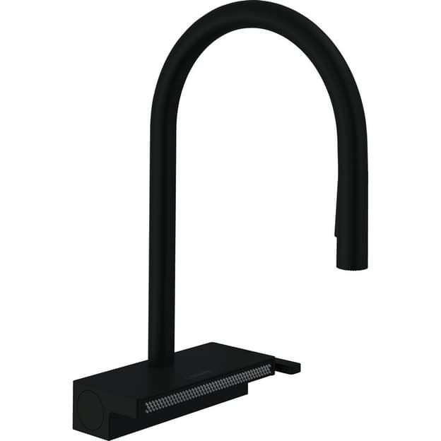 Змішувач для кухні Aquno Select M81 (в/ш, душ) чорний матовий Hansgrohe Змішувач для кухні Aquno Select M81 (в/ш, душ) чорний матовий Hansgrohe