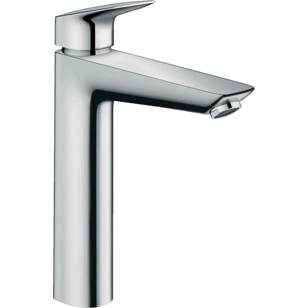 Змішувач для умивальника Logis 190 з донним клапаном Chrome Hansgrohe (71090000) Змішувач для умивальника Logis 190 з донним клапаном Chrome Hansgrohe (71090000)
