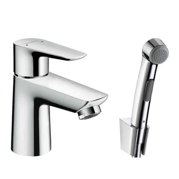 Змішувач для умивальника Talis E 110 з гігієнічної лійкою Chrome Hansgrohe (71729000) Змішувач для умивальника Talis E 110 з гігієнічної лійкою Chrome Hansgrohe (71729000)