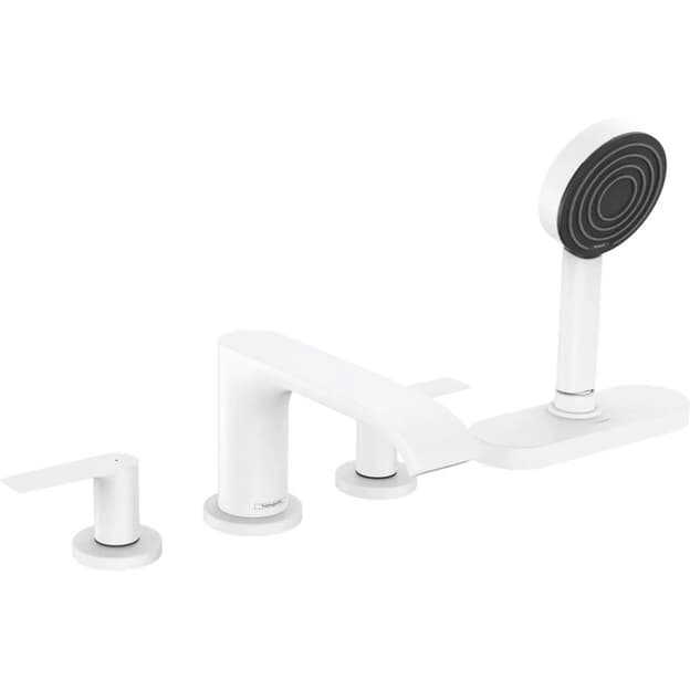 Змішувач врізний на край ванни Vivenis на 4 отвори з sBox Matt White Hansgrohe (75444700) Змішувач врізний на край ванни Vivenis на 4 отвори з sBox Matt White Hansgrohe (75444700)