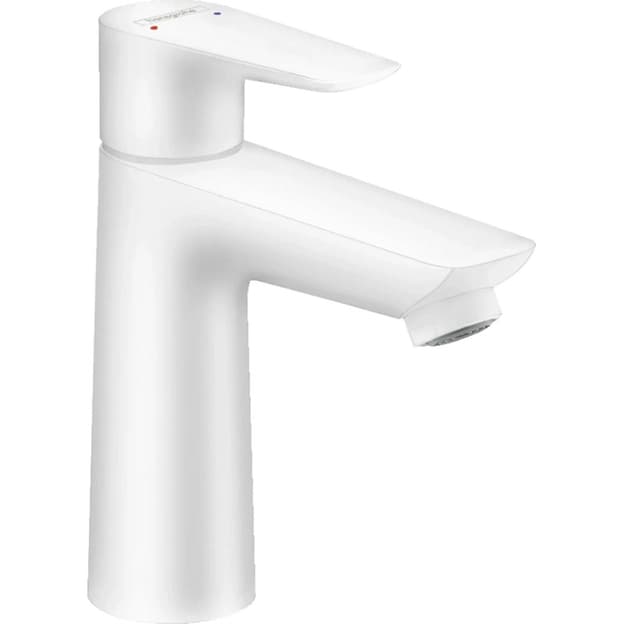 Змішувач для умивальника Talis E 110 з донним клапаном pop-up Matt White Hansgrohe (71710700) Змішувач для умивальника Talis E 110 з донним клапаном pop-up Matt White Hansgrohe (71710700)