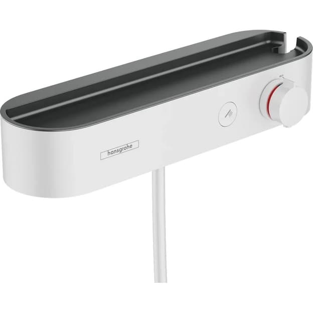 Термостат для душу ShowerTablet Select 412 мм, Matt White Hansgrohe (24360700) Термостат для душу ShowerTablet Select 412 мм, Matt White Hansgrohe (24360700)