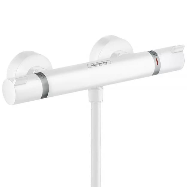 Термостат для душу Ecostat Matt White Hansgrohe (13116700) Термостат для душу Ecostat Matt White Hansgrohe (13116700)