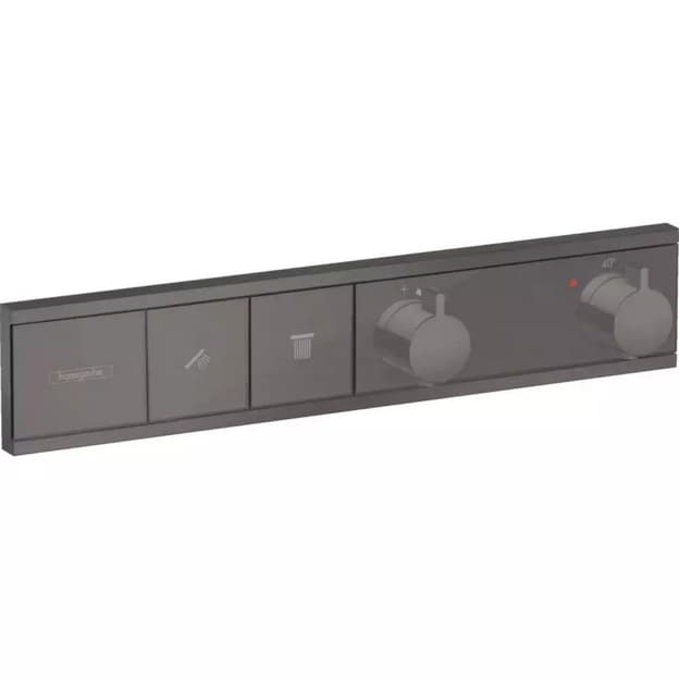 Термостат скрытого монтажа RainSelect на 2 потребителя Brushed Black Hansgrohe (15380340) Термостат скрытого монтажа RainSelect на 2 потребителя Brushed Black Hansgrohe (15380340)