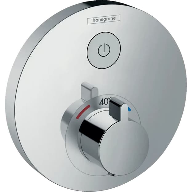 Термостат скрытого монтажа ShowerSelect S, Chrome Hansgrohe (15744000) Термостат скрытого монтажа ShowerSelect S, Chrome Hansgrohe (15744000)