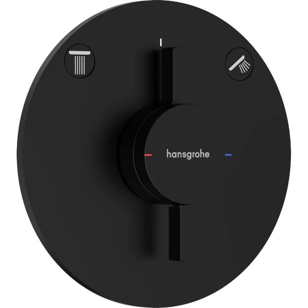 Змішувач прихованого монтажу DuoTurn S  Matt Black Hansgrohe (75418670)