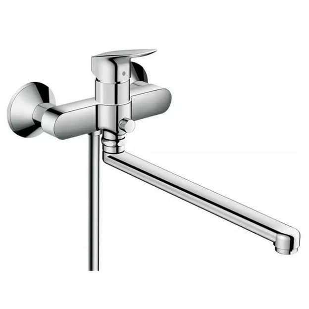 Змішувач для ванни Logis з довгим виливом Chrome Hansgrohe (71402000) Змішувач для ванни Logis з довгим виливом Chrome Hansgrohe (71402000)