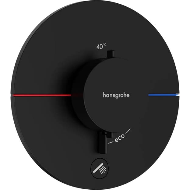 Термостат ShowerSelect Comfort S HighFlow на 1 функцию Matt Black Hansgrohe (15562670) Термостат ShowerSelect Comfort S HighFlow на 1 функцию Matt Black Hansgrohe (15562670)