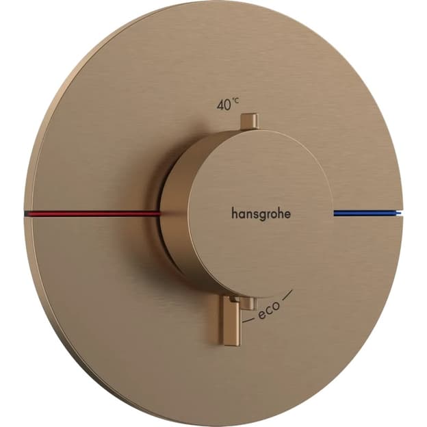 Термостат скрытого монтажа ShowerSelect Comfort S HighFlow Brushed Bronze Hansgrohe (15559140)