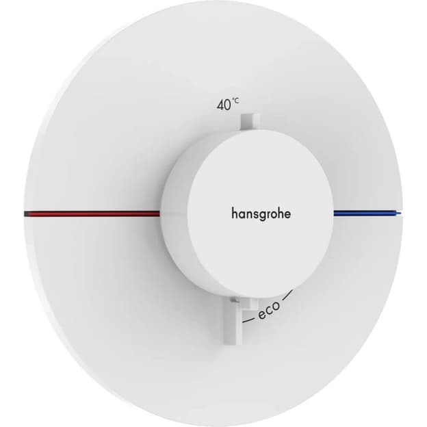 Термостат скрытого монтажа ShowerSelect Comfort S HighFlow Matt White Hansgrohe (15559700)