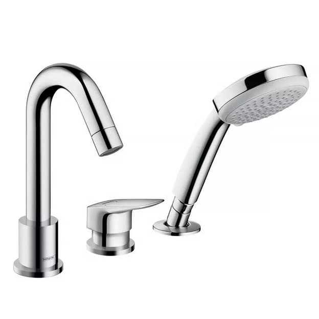 Смеситель для ванны Logis на 3 отверстия Chrome Hansgrohe (71313000) Смеситель для ванны Logis на 3 отверстия Chrome Hansgrohe (71313000)