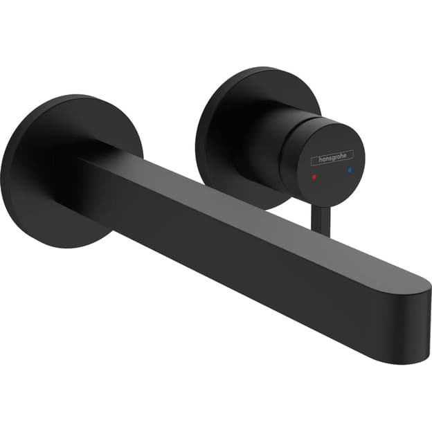 Смеситель для умывальника Finoris 225 из стены Matt Black Hansgrohe (76050670) Смеситель для умывальника Finoris 225 из стены Matt Black Hansgrohe (76050670)