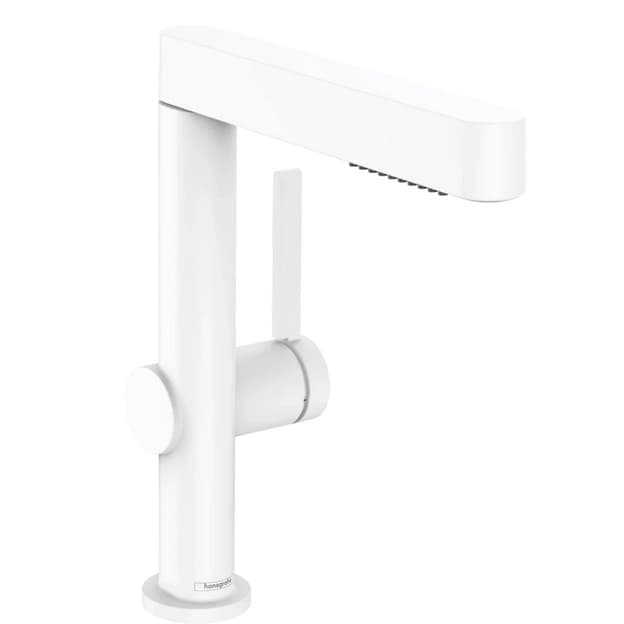 Смеситель для умывальника Finoris 230 с 2JET и push-open, Matt White Hansgrohe (76063700) Смеситель для умывальника Finoris 230 с 2JET и push-open, Matt White Hansgrohe (76063700)