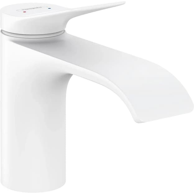 Смеситель для умывальника Vivenis 80 с донным клапаном pop-up White Hansgrohe (75010700) Смеситель для умывальника Vivenis 80 с донным клапаном pop-up White Hansgrohe (75010700)