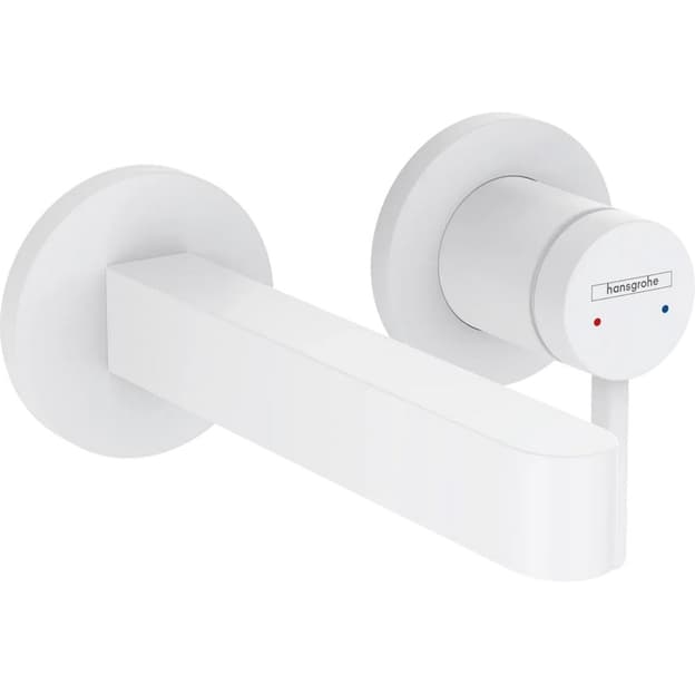 Смеситель для настенный умывальника Finoris, Matt White Hansgrohe (76051700) Смеситель для настенный умывальника Finoris, Matt White Hansgrohe (76051700)