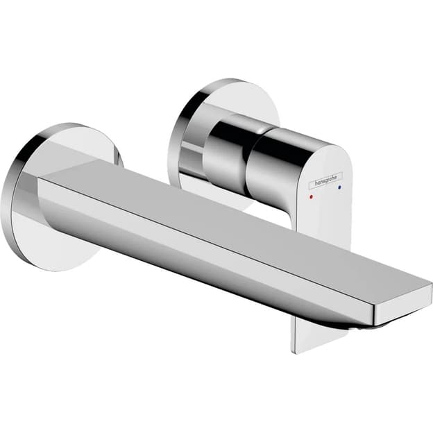 Смеситель для умывальника Rebris E со стены, Chrome Hansgrohe (72568000) Смеситель для умывальника Rebris E со стены, Chrome Hansgrohe (72568000)