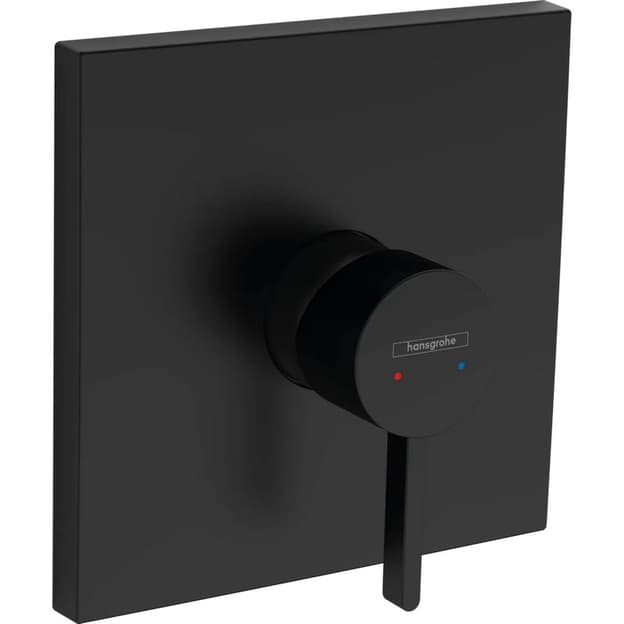 Змішувач для душу прихованого монтажу Finoris верхня частина, Matt Black Hansgrohe (76615670)
