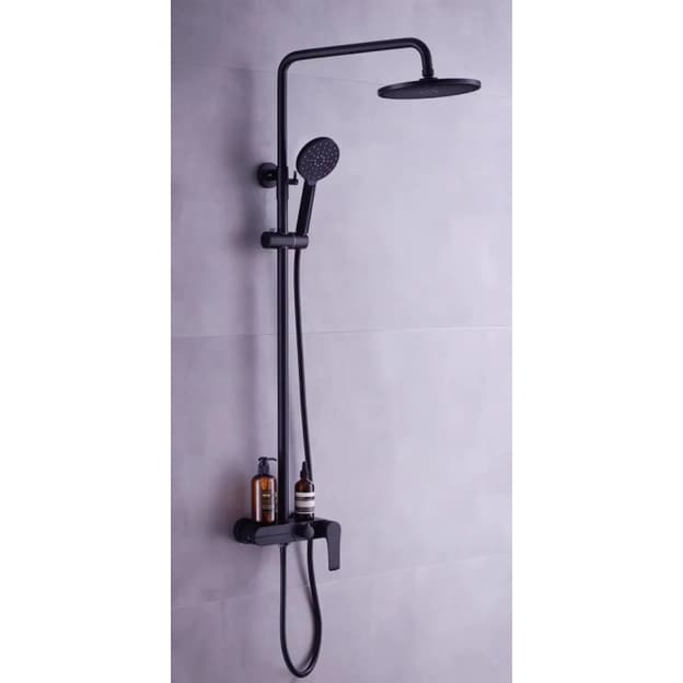 Душевая система AquaFocus Black Fabiano Душевая система AquaFocus Black Fabiano