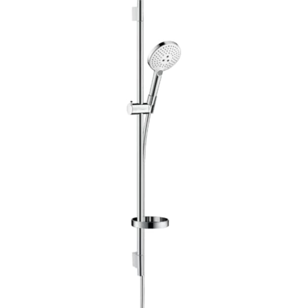 Душовий набір Raindance Select S 120/90 Unica'S Puro 90 EcoSmart White/Chrome Hansgrohe (26633400) Душовий набір Raindance Select S 120/90 Unica'S Puro 90 EcoSmart White/Chrome Hansgrohe (26633400)